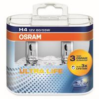 ����� ���������� Osram �43 Ultra Life 12� H4 60/55�� 2��. 64193ULTDUOBOX