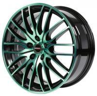 ����� Borbet CW4-5 Black Green Grossy